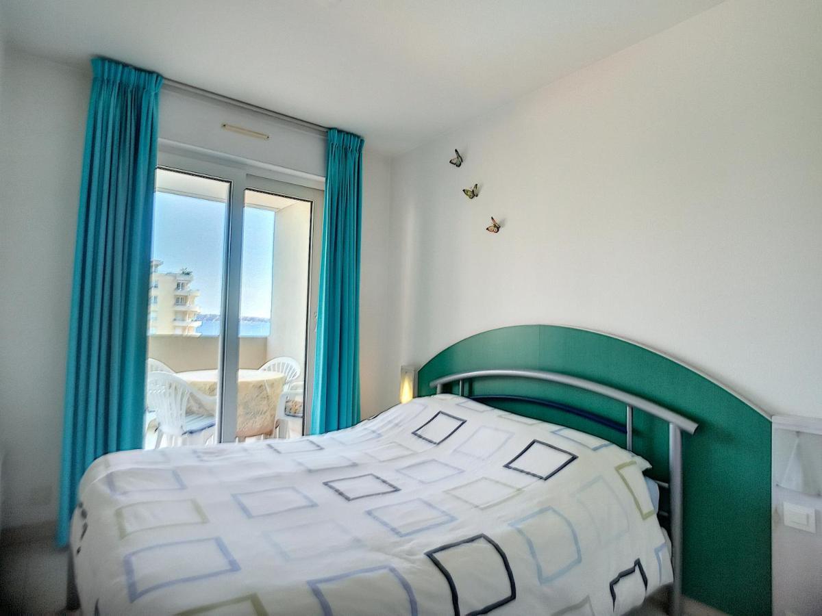 Antibes Les Pins 2 Pieces Vue Mer Piscine Parking Apartman Kültér fotó